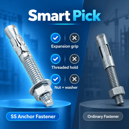 Implemental SS Anchor Fasteners-8mm(Pack of 5pcs) - 1