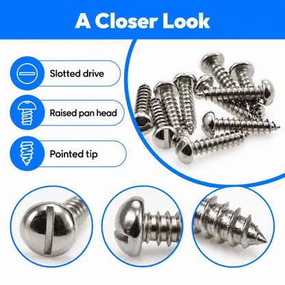 SS PanHead Self Tapping Wood Screws-4MM