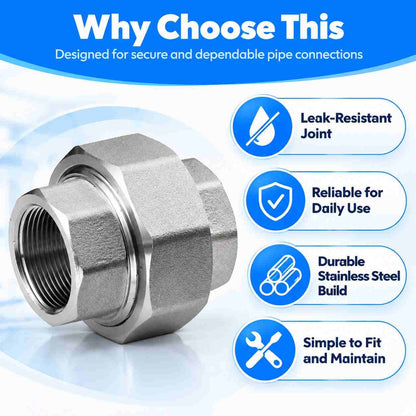 SS Union Pipe Fitting