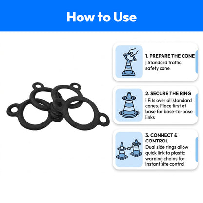 Safety Cone Rubber Ring (Pack of 15)
