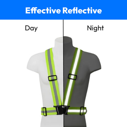 Safety Reflective Vest Belt High Visibility Gear Stripe (2inch)