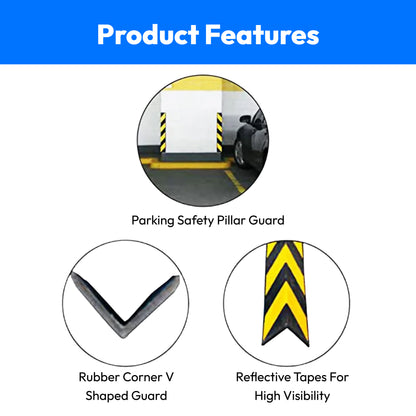 Safety Rubber Corner Guard Size: 80cm