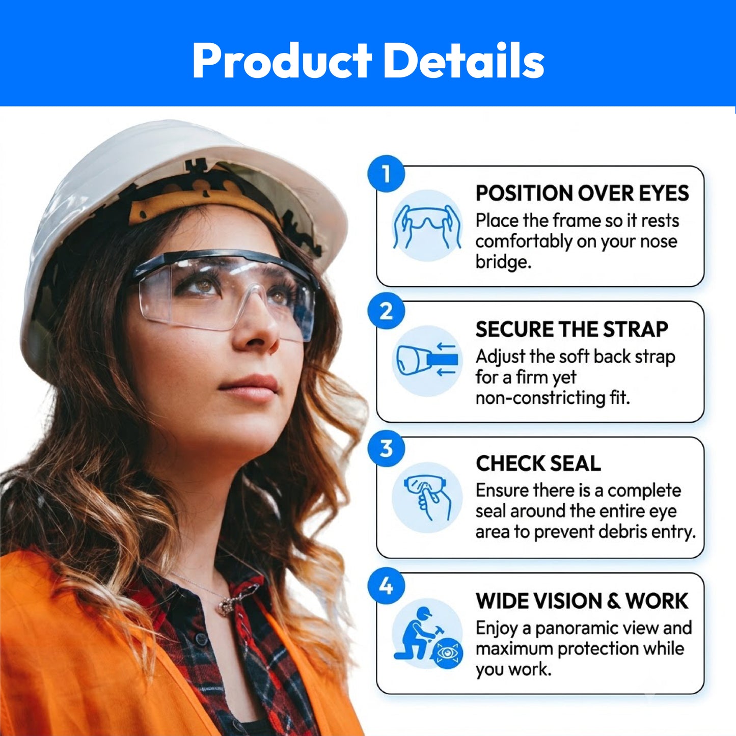 Safety Goggles Unisex-Chasma