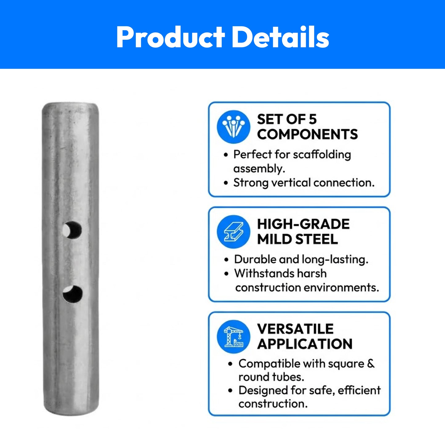 Shuttering Joint Pin (Set of 5)