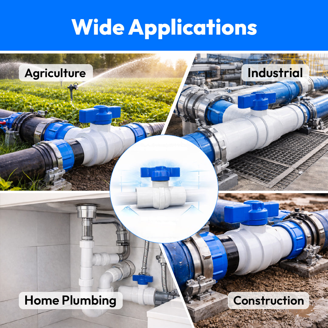 P.P. Solid Ball Valve-PVC Valve