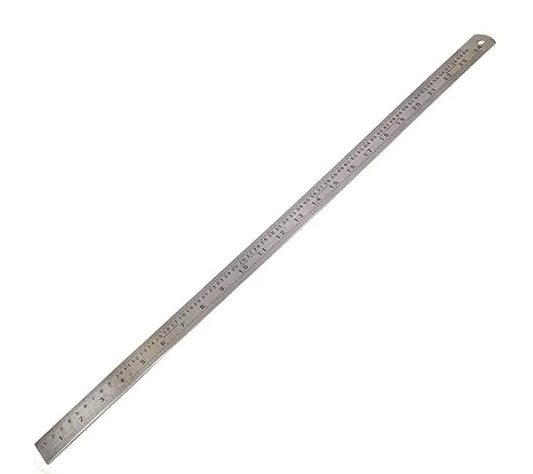 Stainless Steel Ruler Machinist Engineer Ruler, Metric Ruler (60 Cm / 24 Inch)