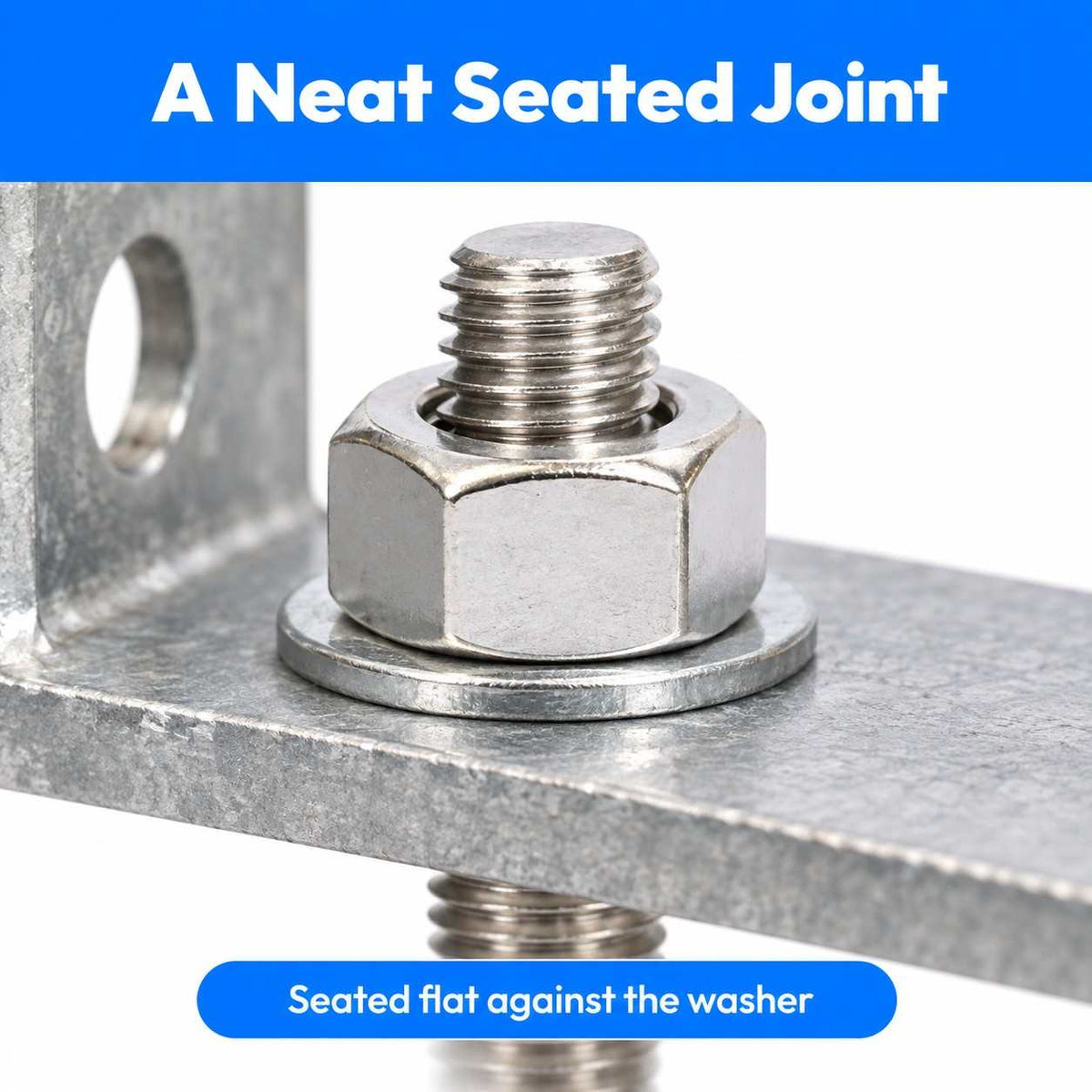 Stainless Hex Nut Bolt Dropper, 304 18-8 Stainless Steel Nuts1/2"x13-100 Pack