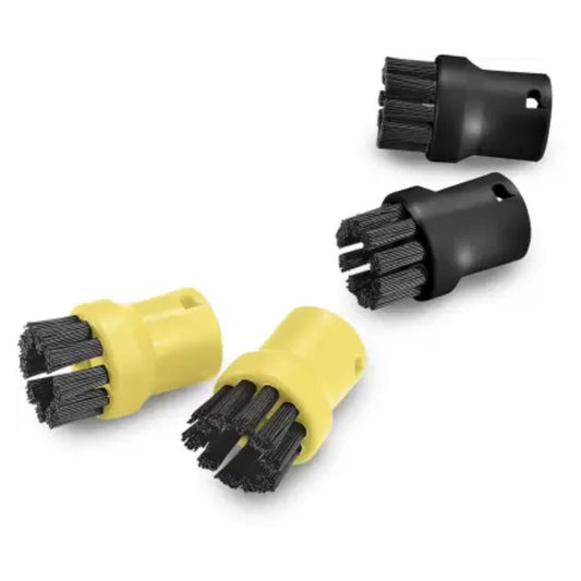 Karcher Round Brush Set for SC1-SC5-Steam cleaner (Yellow, Black)