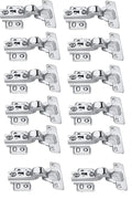 Steel Auto Close Slide On Concealed Hinges Pack of 6(Daddu Kabja)