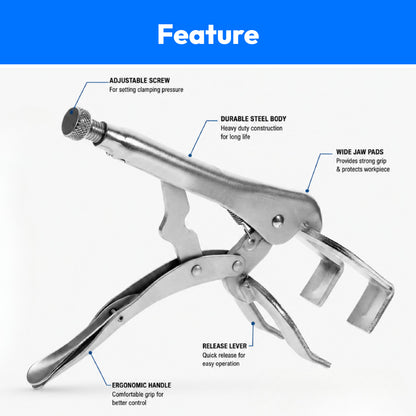 Steel Locking Welding Clamp Plier-9 Inch