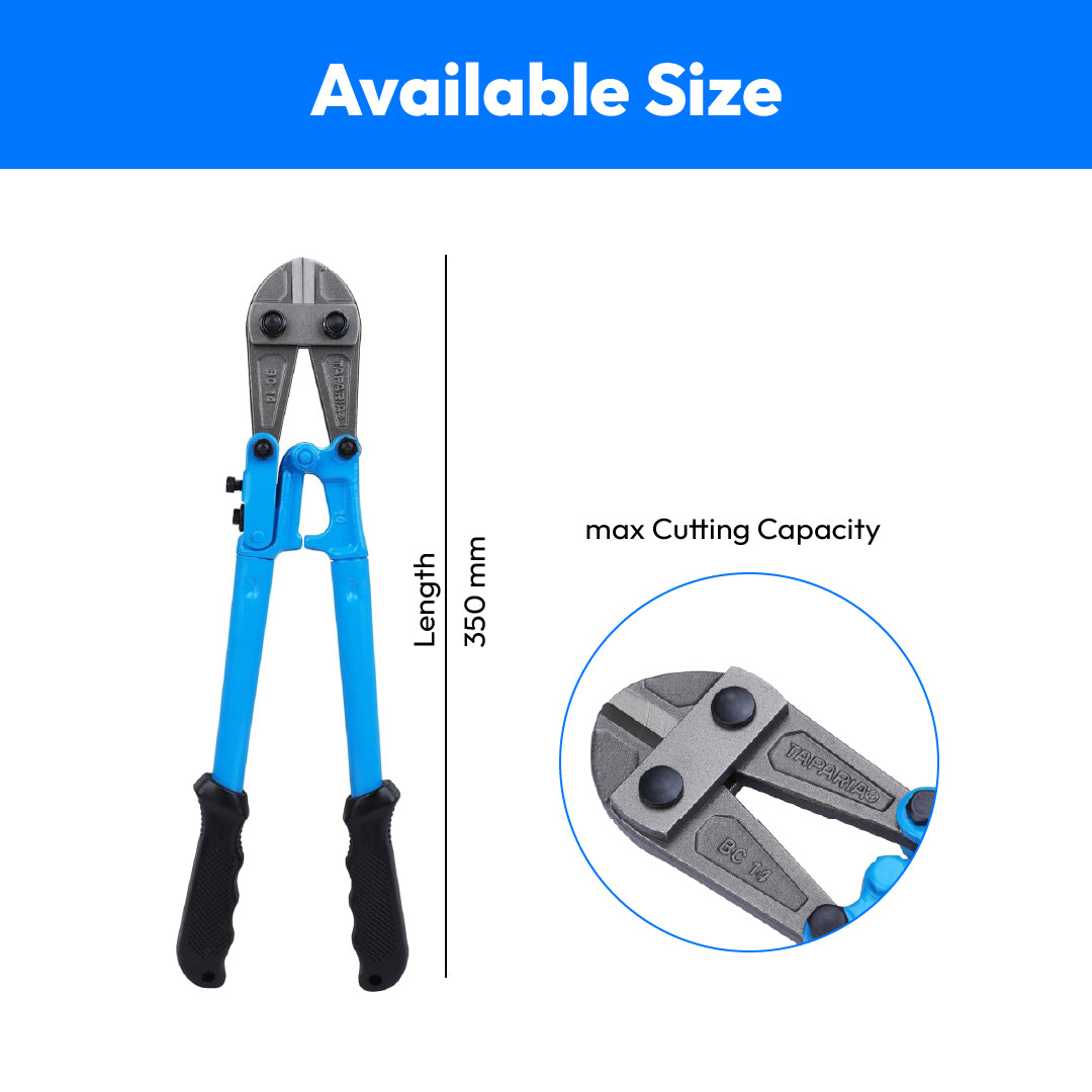 Taparia Steel Bolt Cutter TPR Handle BC-14