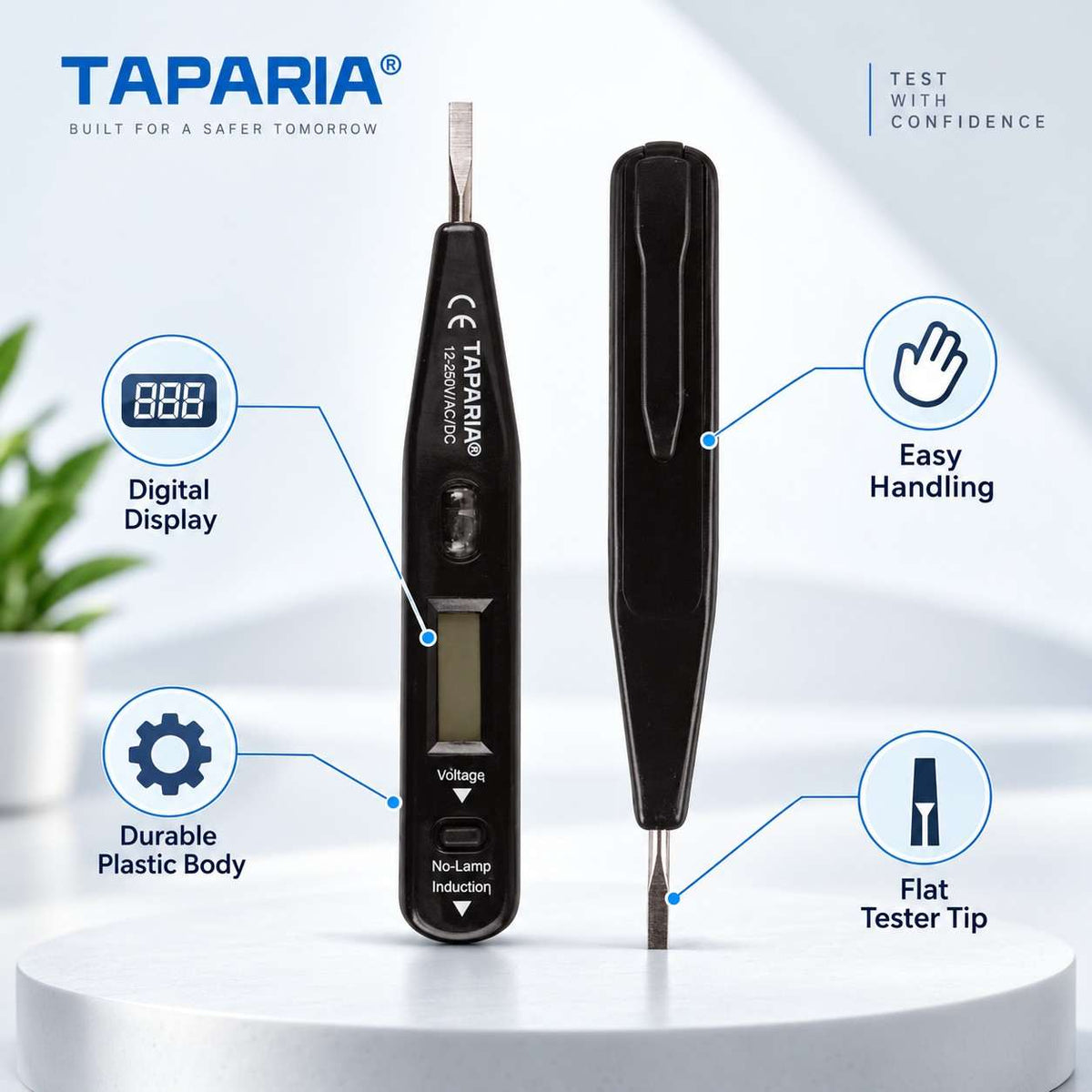 Implemental Taparia Plastic Digital Tester MDTN82 - 1
