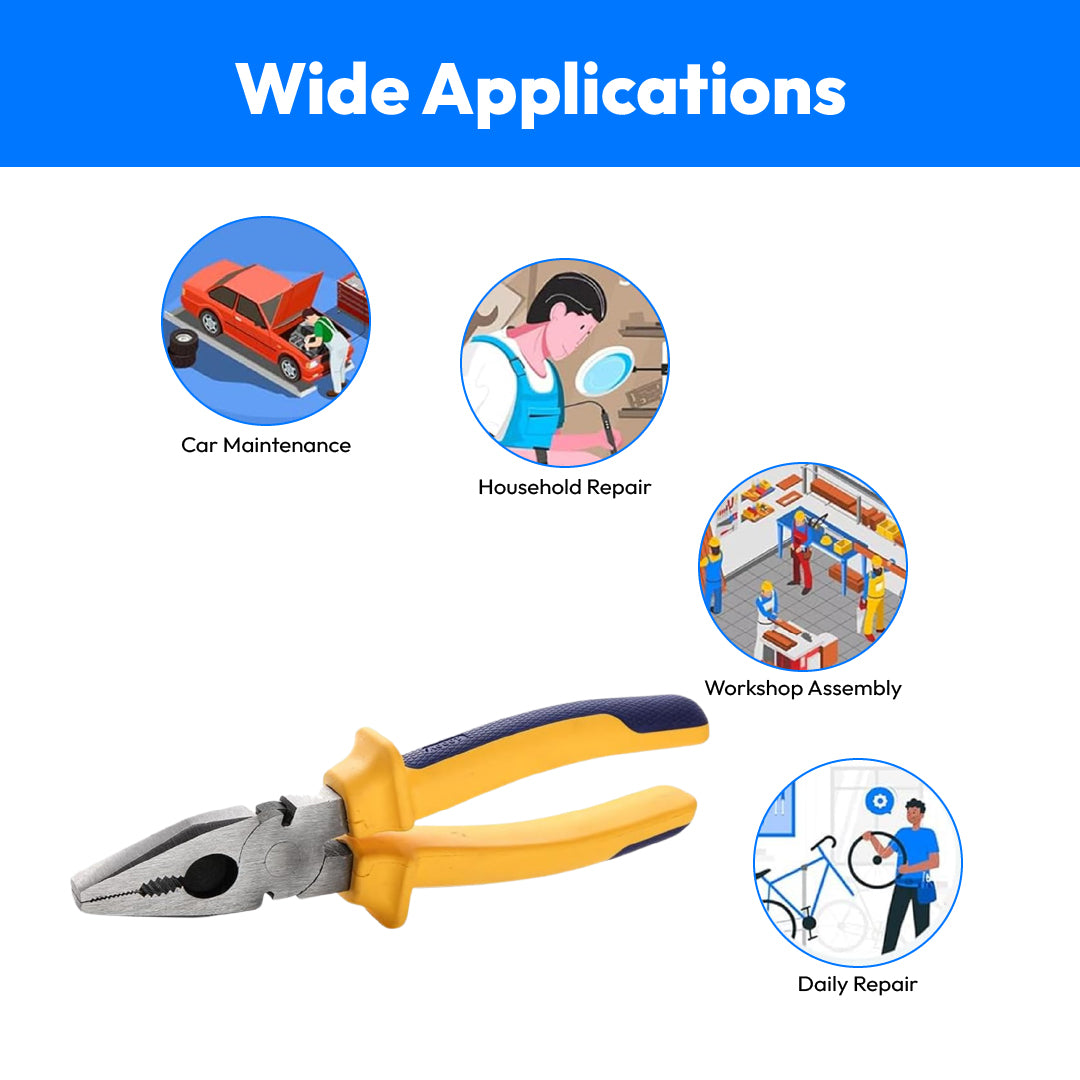 Tata Agrico Combination Plier-8 Inch/ 200 mm, (Plass)