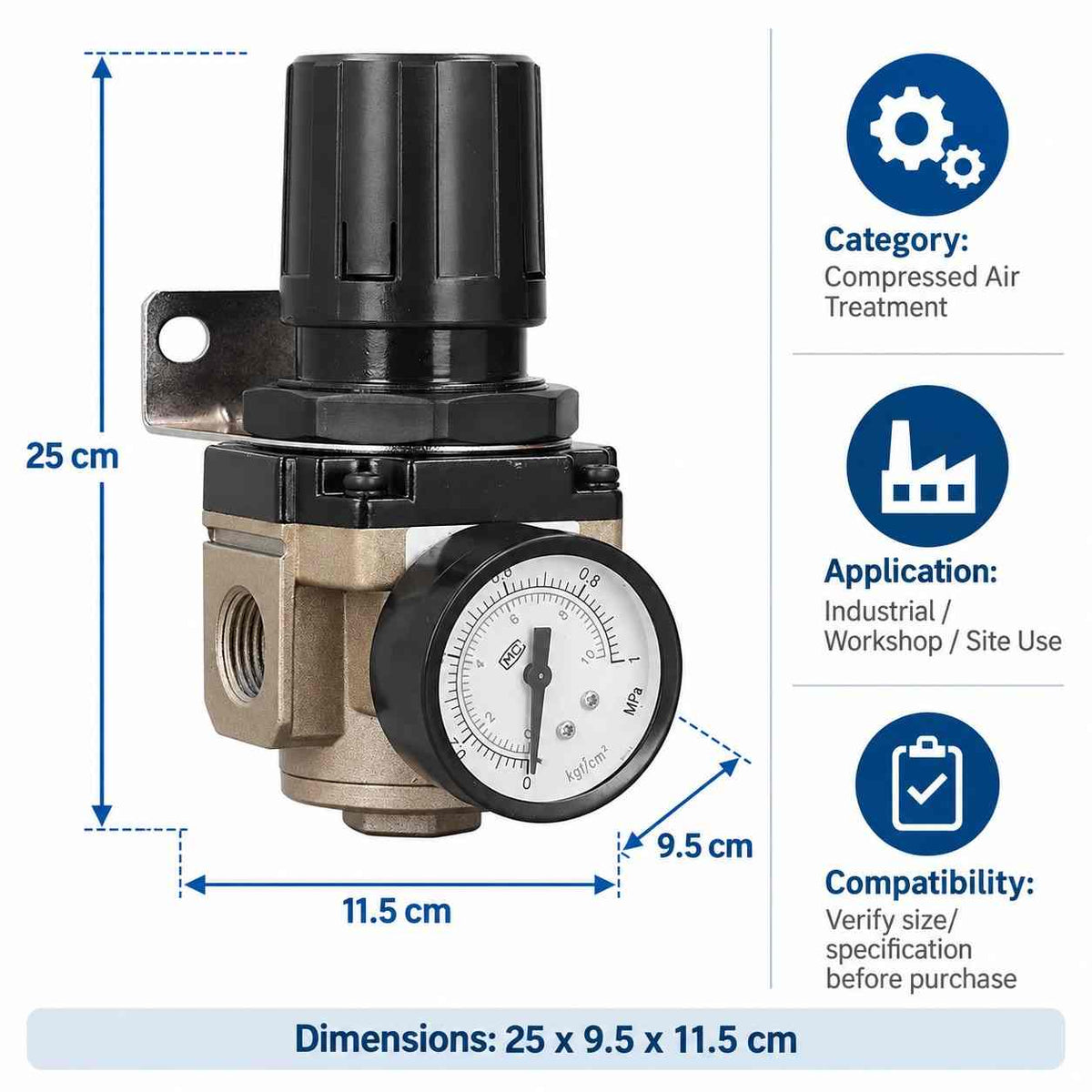Techno Air Regulator 1/2 AR4000-04