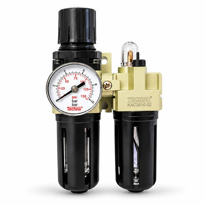 Techno FRL without Plastic Guard with Gauge KAC2010-02-1/4Inch