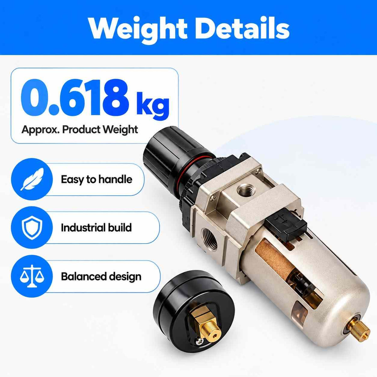 Techno FR 1/2 AW4000-04 Filter Regulator