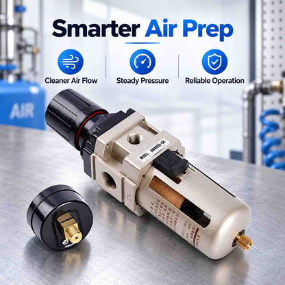 Implemental Techno FR 1/2 AW4000-04 Filter Regulator - 1