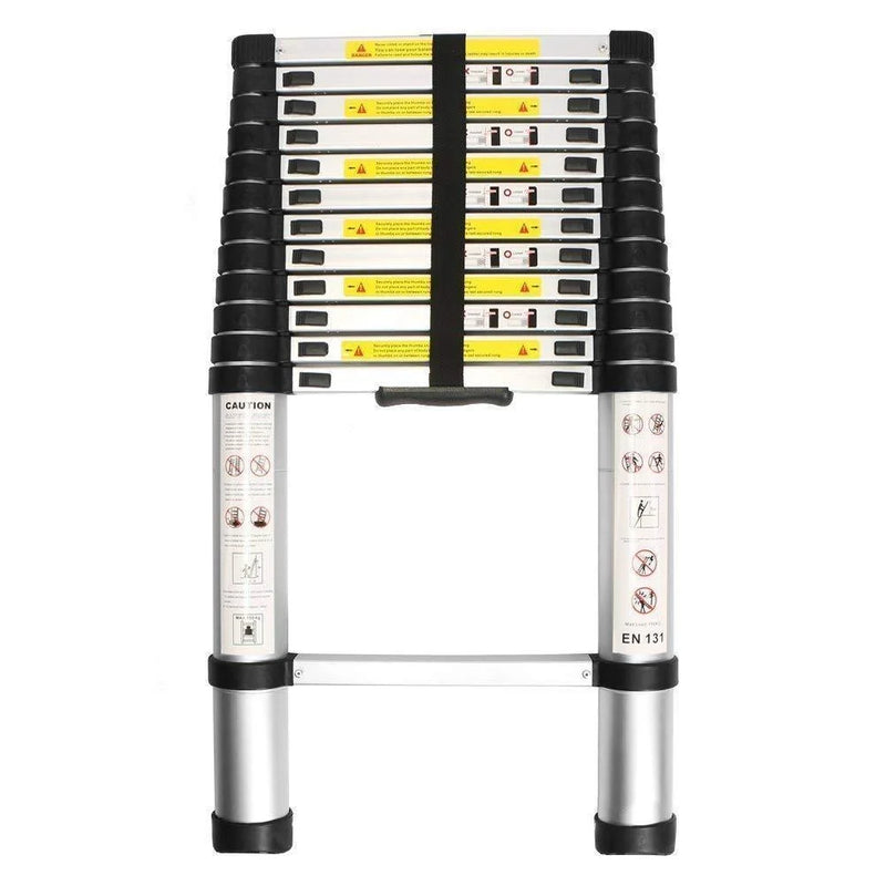 Telescopic Aluminum Ladder Extendable Folding Step Ladder 3.8 Meter
