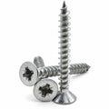 Threaded Chipboard Zinc Coated Screws-100Pcs