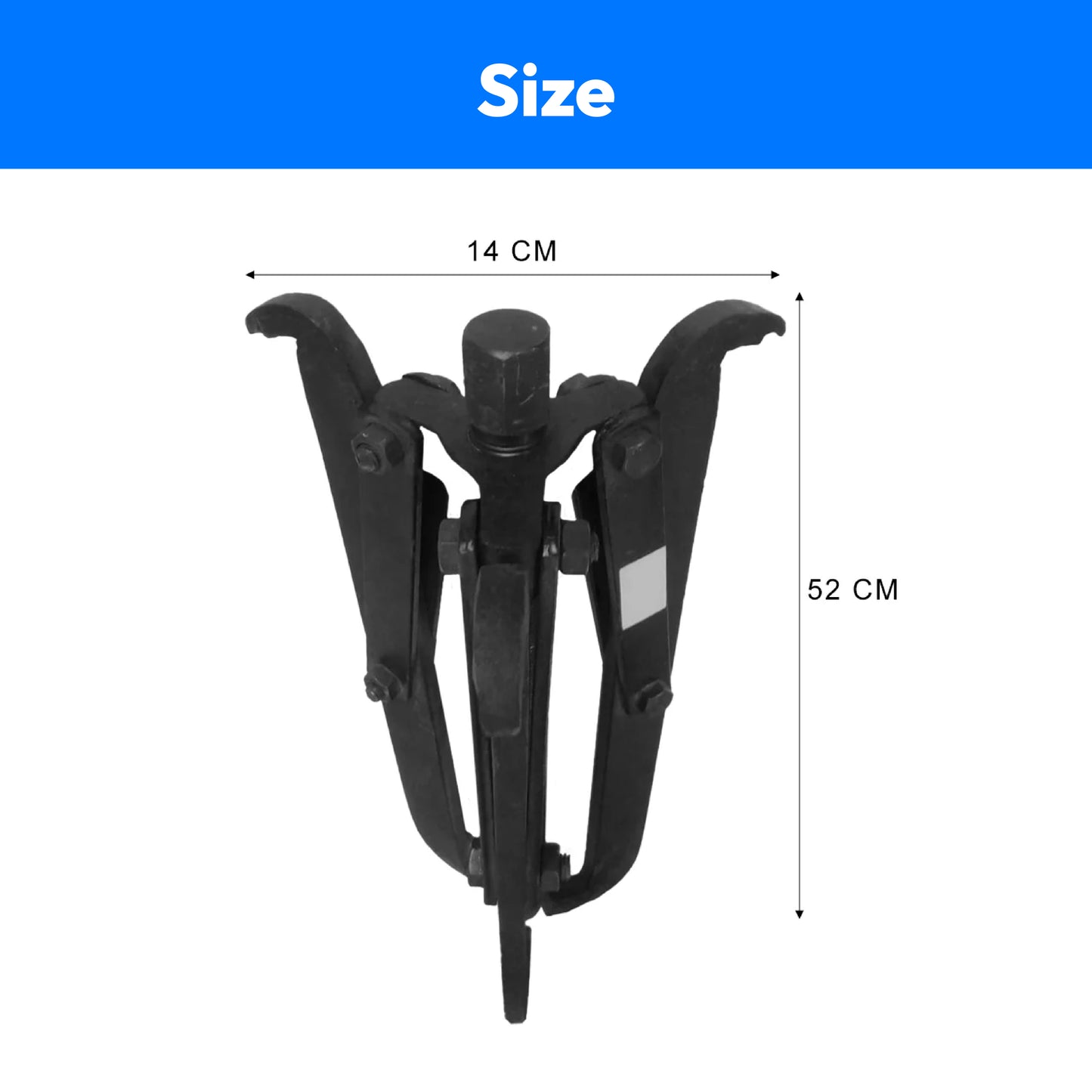 Three Jaw Bearing Puller Carbon Steel - 18 INCH