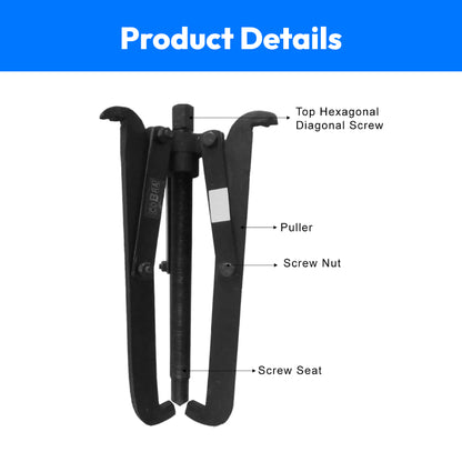 Three Jaw Bearing Puller Carbon Steel - 14 INCH