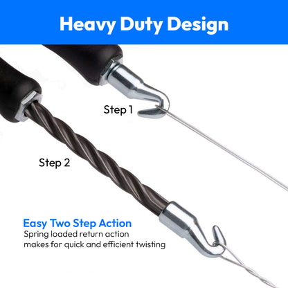 Rubber Steel Wire Tie Twisting Machine 30cm Long (Buy 1 Get 1 FREE!)