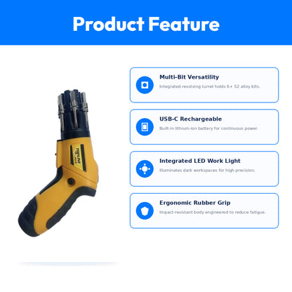 Topline Plus Screwdriver 4.8 Voltage 6.35MM(1/4")