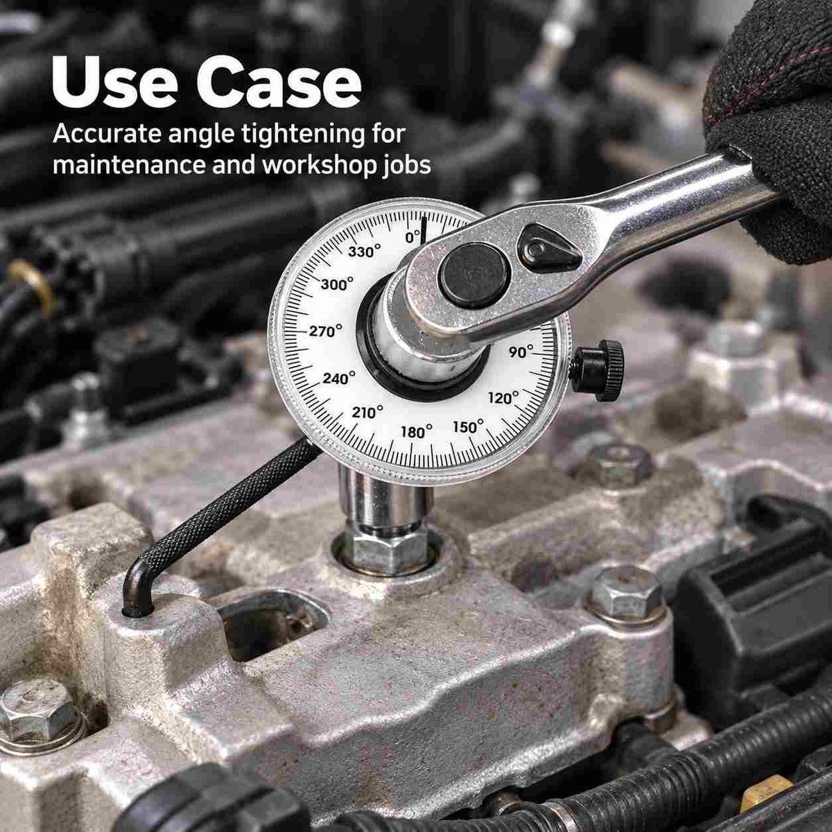 Implemental Torque Angular Gauge with Wrench-1/2Inch - 1