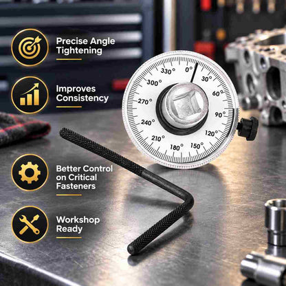 Implemental Torque Angular Gauge with Wrench-1/2Inch - 1