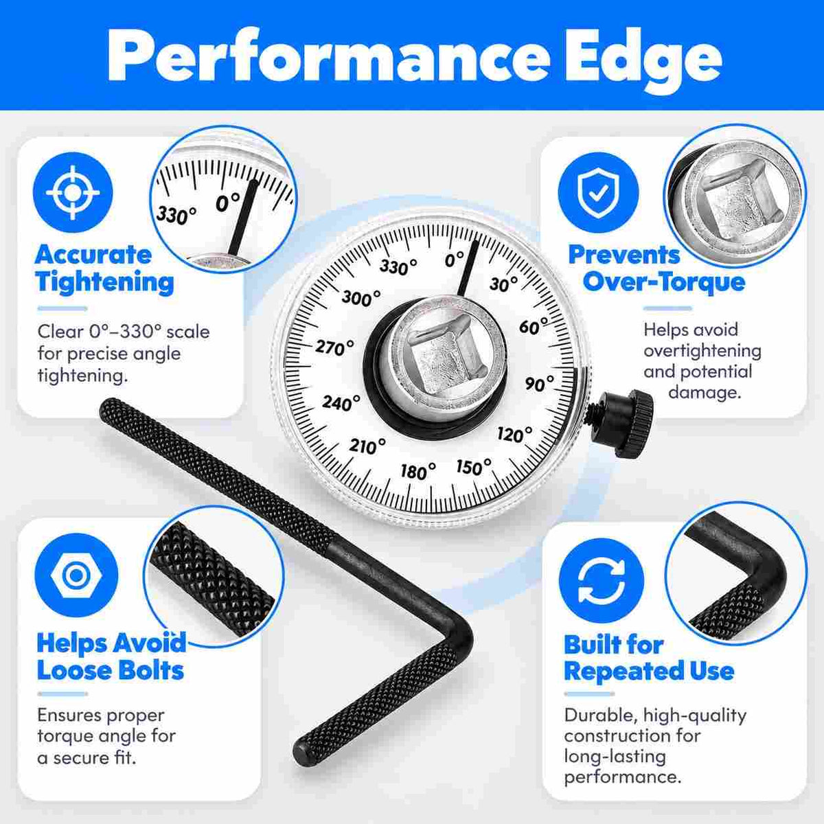 Torque Angular Gauge with Wrench-1/2Inch