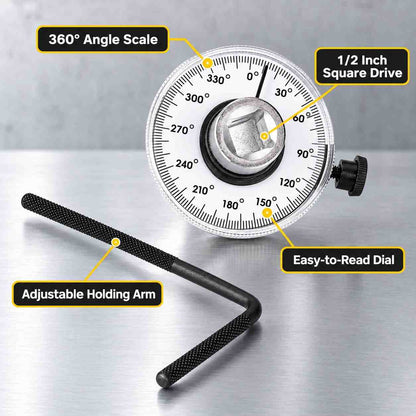 Implemental Torque Angular Gauge with Wrench-1/2Inch - 1