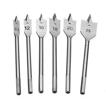 Trishul Flat Drill Bit Set for Wood (triangular)