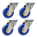 Johnson Plate Type Trolley Wheel Without Break Set Of 4