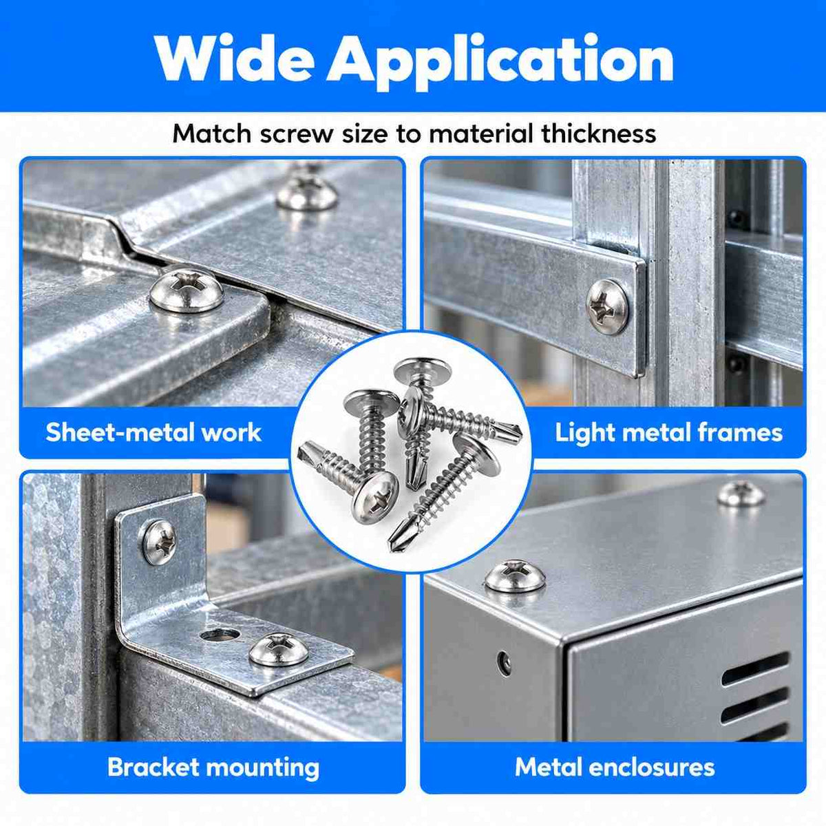 Truss Head Self Drilling Screw-200Pcs