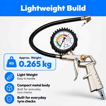 Tyre Inflator And Gauge Kit-25/D