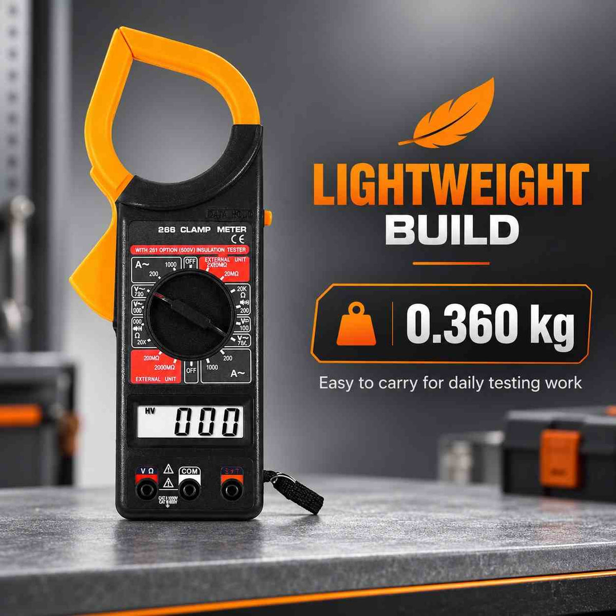 Unity AC/DC Resistance Tester Clamp Meter -266