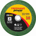 Freemans Power Iron Cutting Wheel 107x1x16mm (Pack of 5)