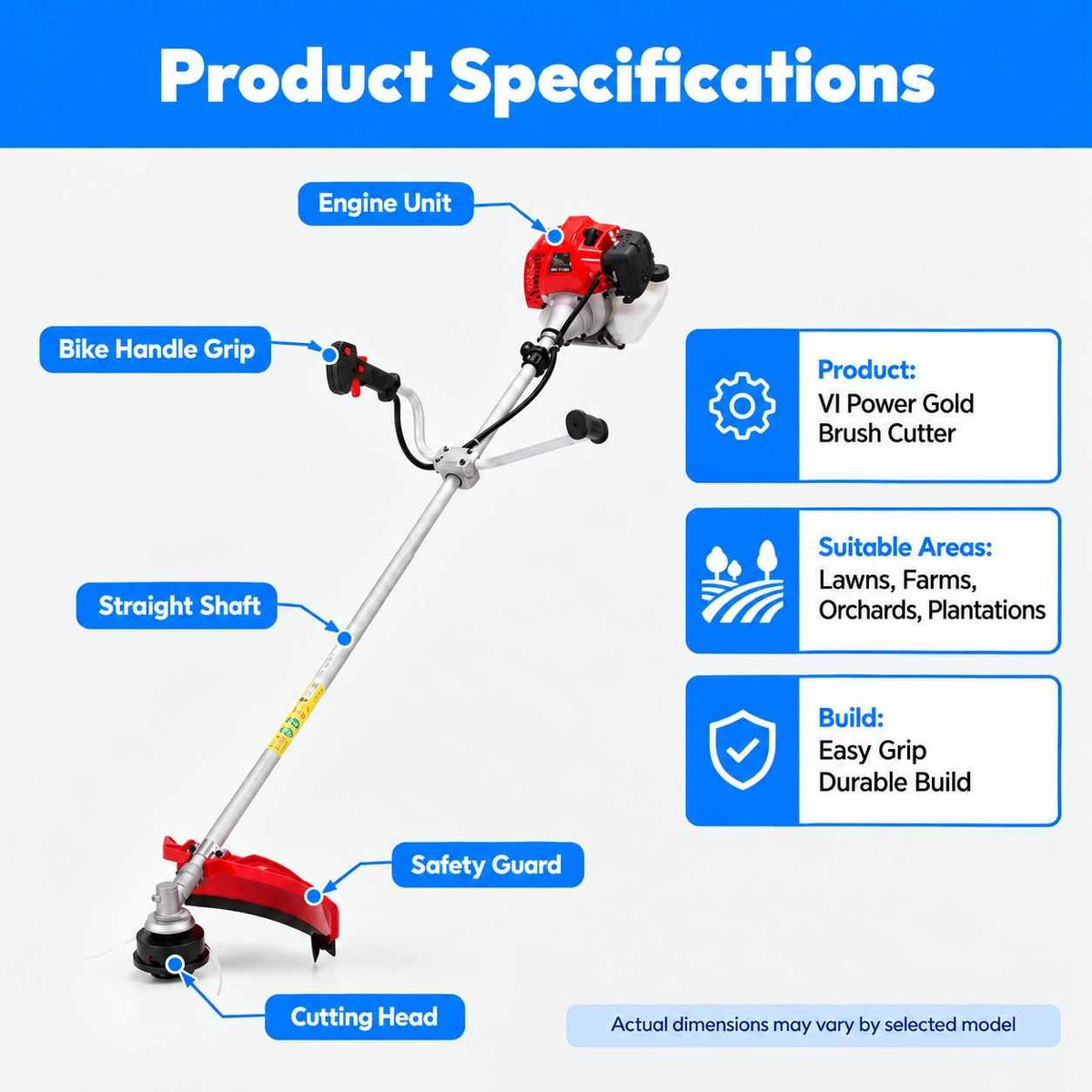 VI Power Gold Brush Cutter (Petrol)