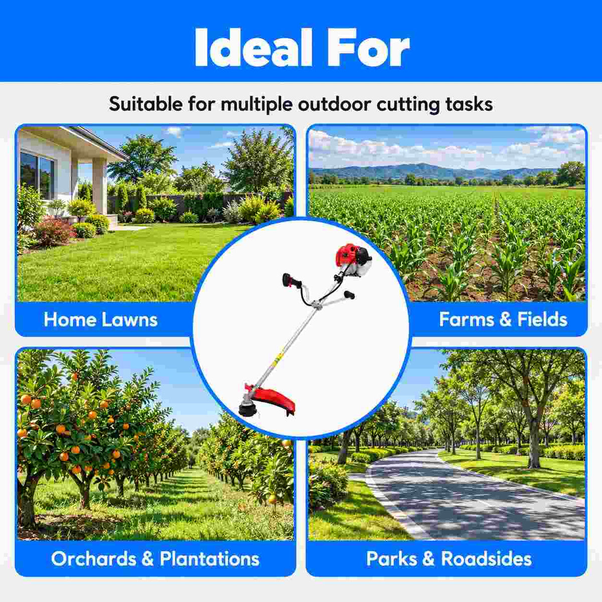VI Power Gold Brush Cutter (Petrol)