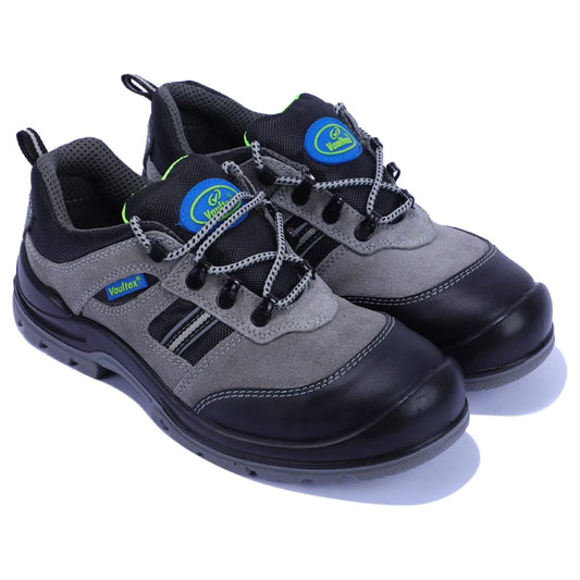 Valutex Boxer Grey & Black Safety Shoes