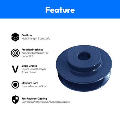 Cast Iron V Belt Pulley Section - A