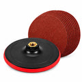 Velcro Backing Pad-125mm For Grinder(1 Backing Pad+10 Sand Disc)