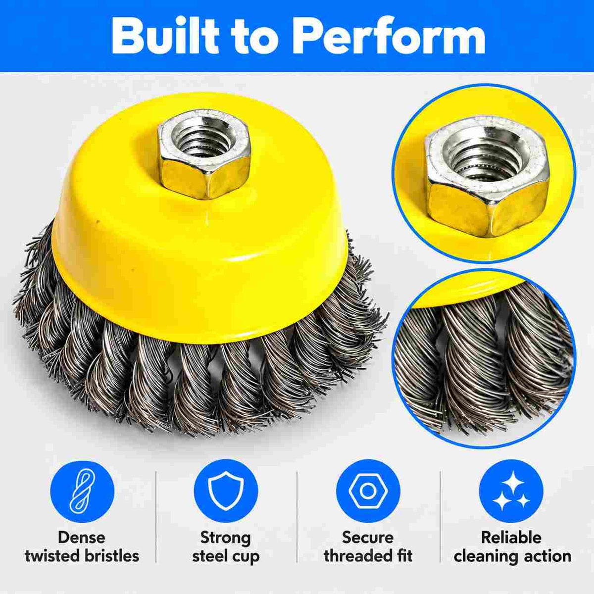 Implemental Wire Cup Brush - 1