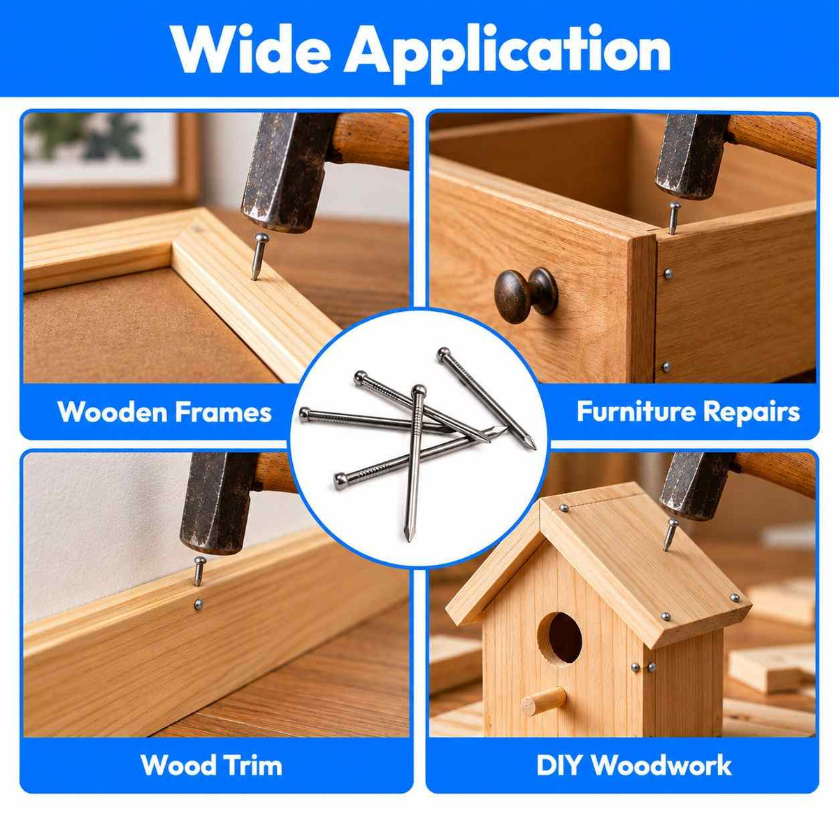 Wire Nails Multipurpose use for Home and Offices Without Head (Keel)