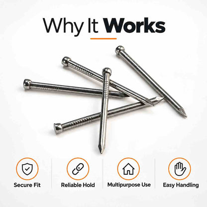 Implemental Wire Nails Multipurpose use for Home and Offices Without Head (Keel) - 1