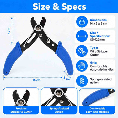 Wire Stripper Cutter Basics WS-05-125mm