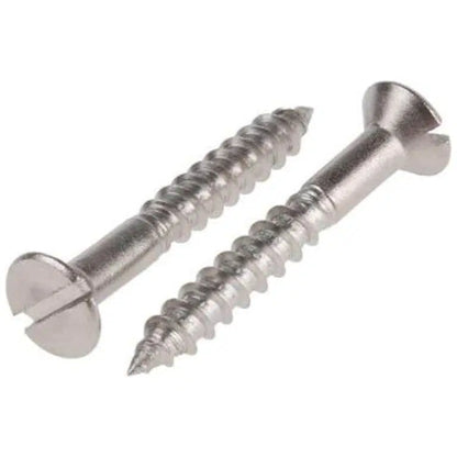 Implemental Wood Screw Flat Head Self Tapping-No.7 Size 30mm - 1