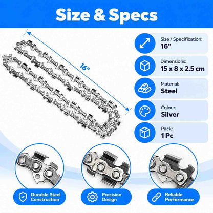 Wood Cutter Chain Chainsaw 1 PCS-16"