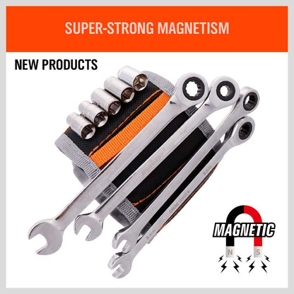 HORUSDY Magnetic Wristband,with Strong Magnets for Holding Screws, Nails, Drilling Bits, of The Best Christmas Day Tools for Men