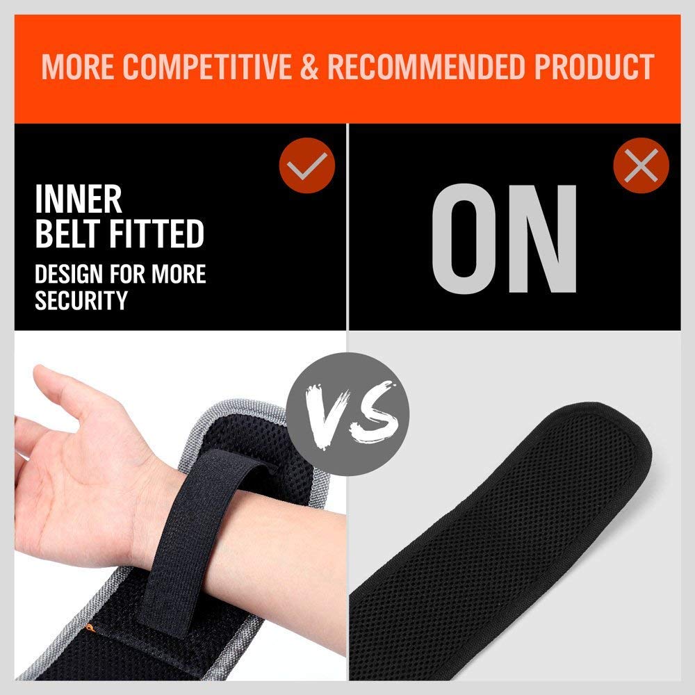 HORUSDY Magnetic Wristband,with Strong Magnets for Holding Screws, Nails, Drilling Bits, of The Best Christmas Day Tools for Men